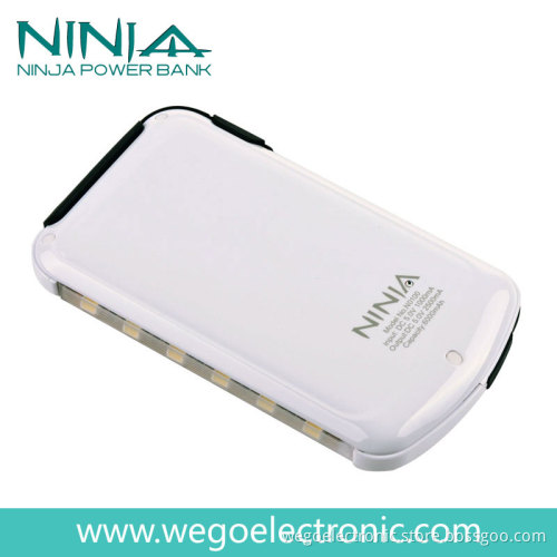 External Dual Output Polymer Battery Power Charger White N0100